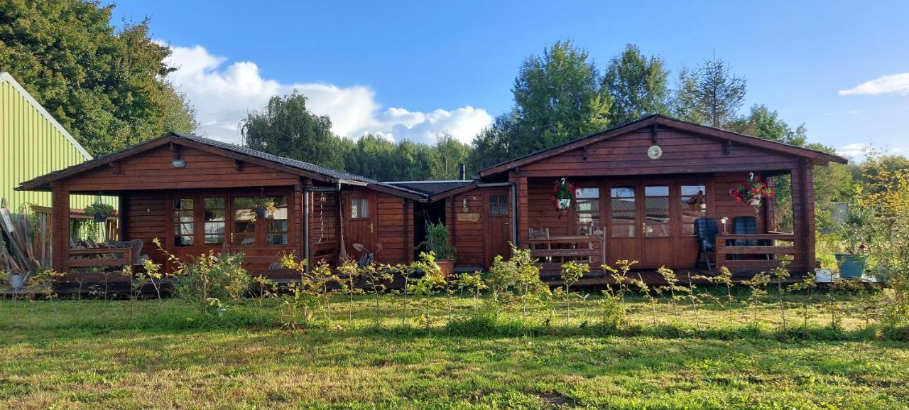 Ruime Romantische Blokhut Zwaanshoek Экстерьер фото